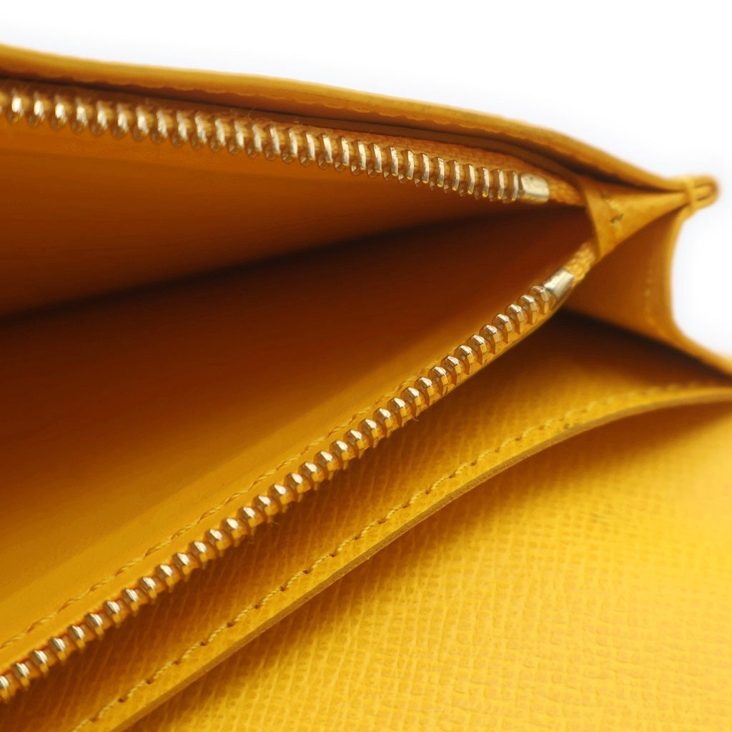 LOUIS VUITTON(ルイヴィトン) ダミエポップ ポルトフォイユ ブラザ NM 長財布 ウォレット PVC レザー イエロー/ブラウン N40541 RFID レディース