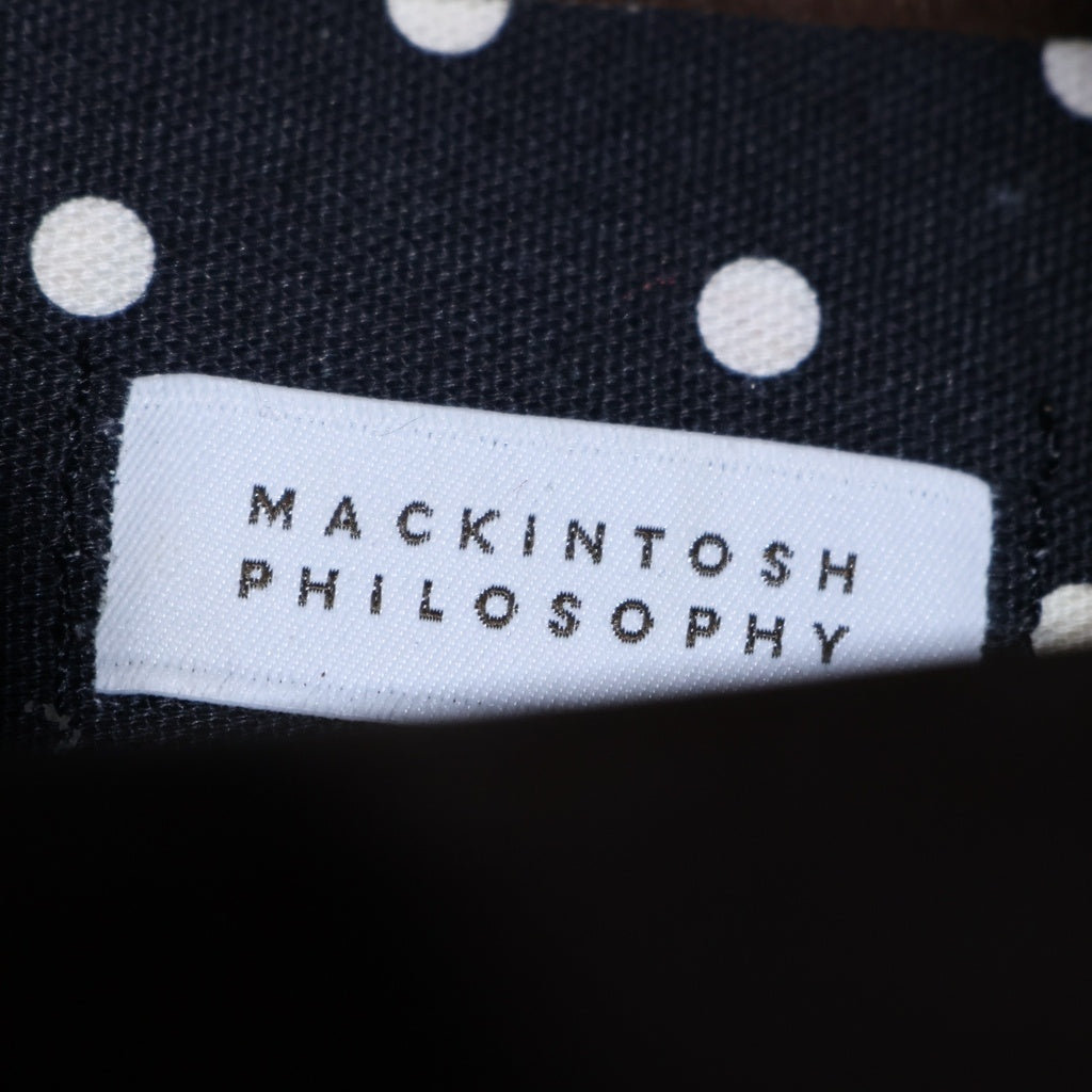 MACKINTOSH PHILOSOPHY(マッキントッシュフィロソフィー) レインブーツ 長靴 ラバー ベルト ブラウン レディース