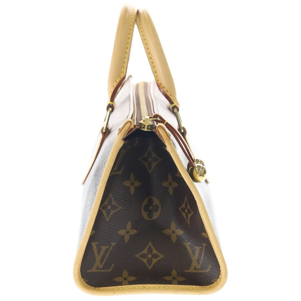 LOUIS VUITTON(ルイヴィトン) モノグラム ポパンクール ハンドバッグ ブラウン PVC×レザー M40009 ゴールド金具 レディース