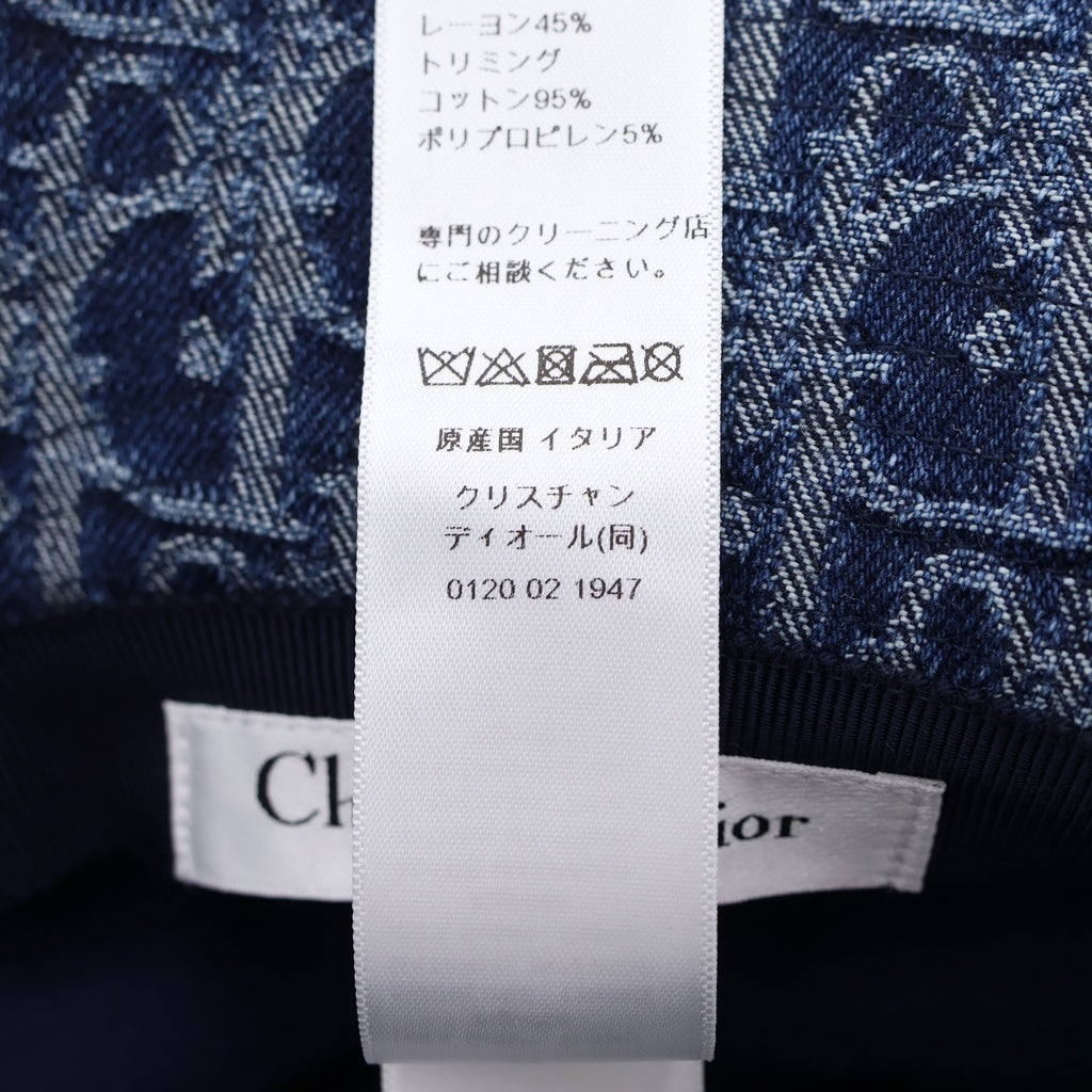 Christian Dior(クリスチャンディオール) D-BOBBY Bucket Hat ディーボビーバケットハット ブルー CPB06134EDOB レディース