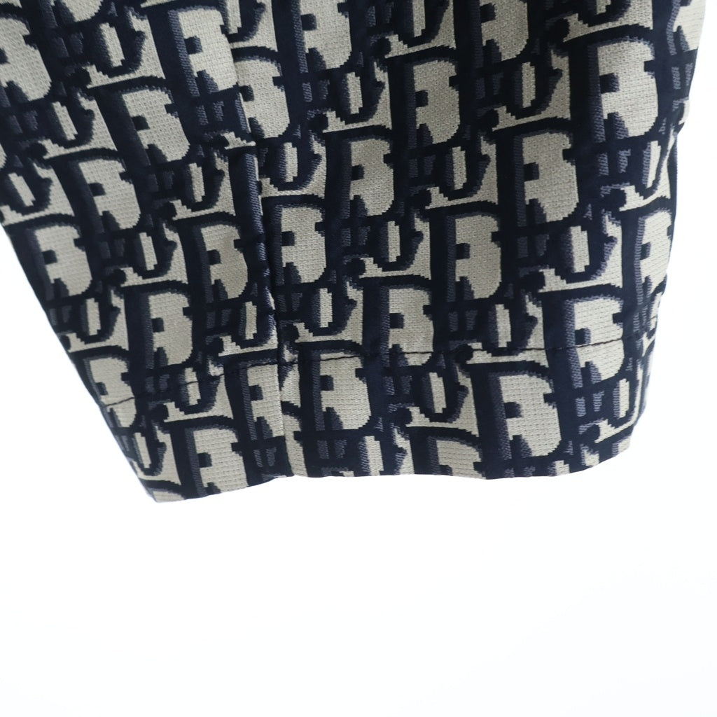 Christian Dior(クリスチャンディオール) Oblique Jacquard Technical Taffeta オブリークジャカードテクニカルタフタ フロントジップパーカー グレー/ネイビー 327C25A2970 レディース