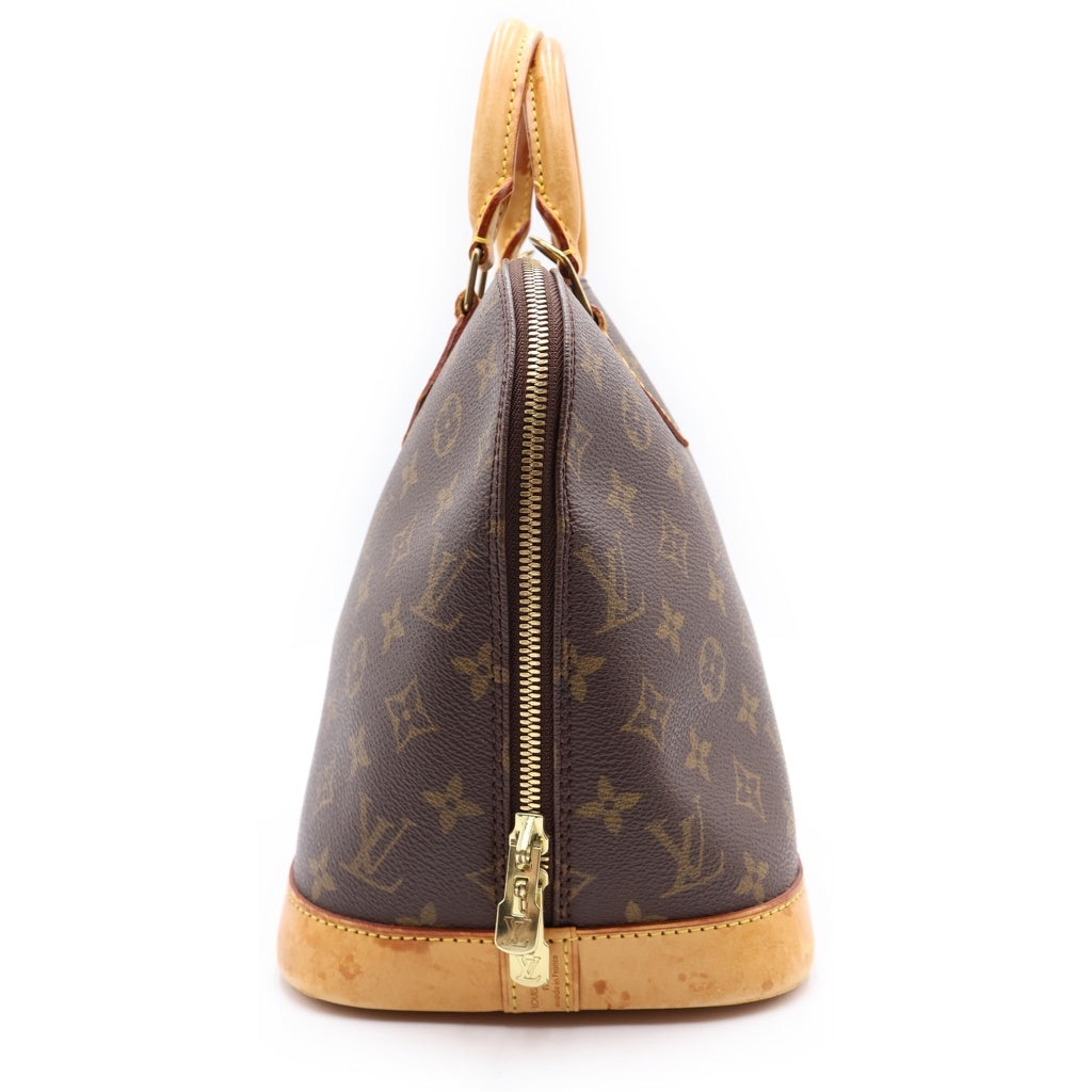 LOUIS VUITTON(ルイヴィトン) モノグラム アルマ PVC レザー ハンドバッグ ブラウン M51130 レディース