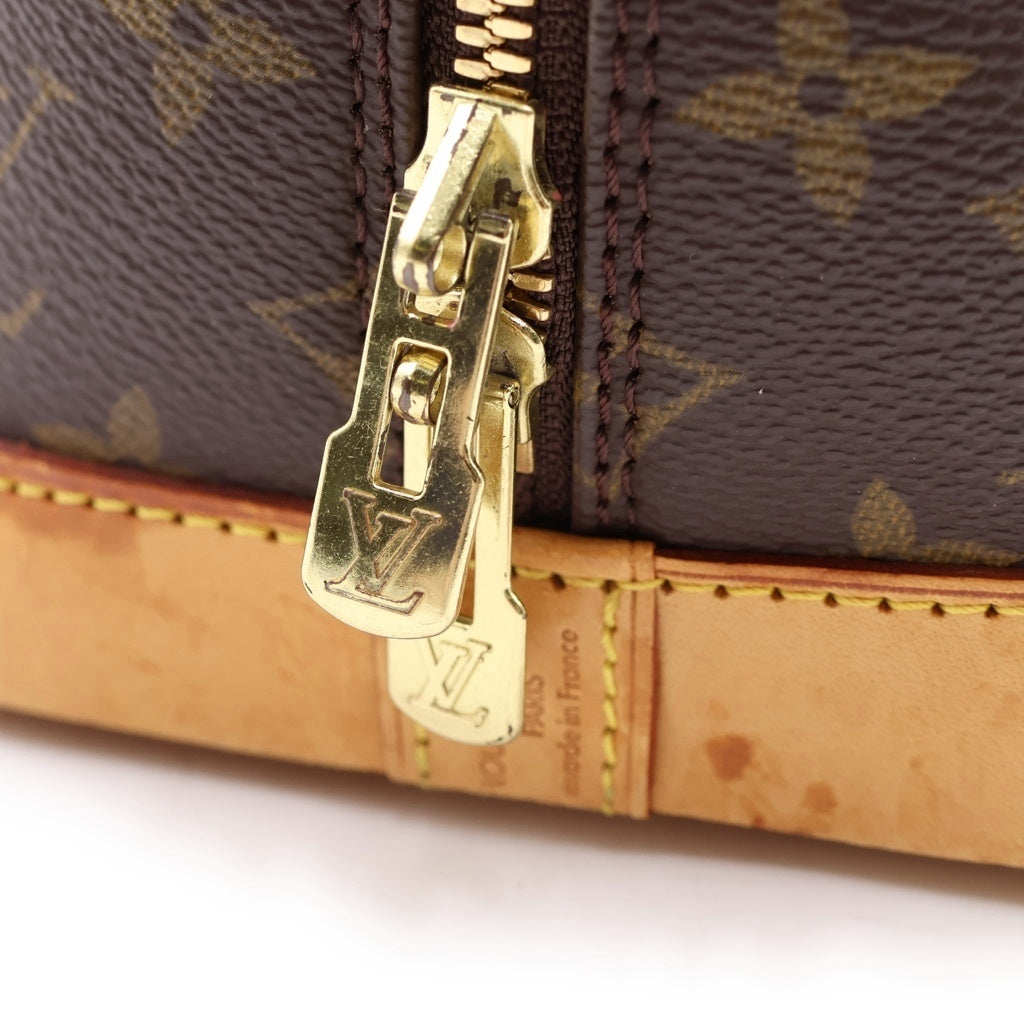 LOUIS VUITTON(ルイヴィトン) モノグラム アルマ PVC レザー ハンドバッグ ブラウン M51130 レディース