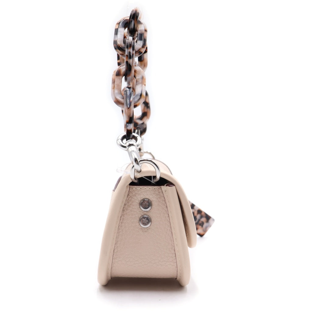 COACH(コーチ) ウェイビー ディンキーバッグ ショルダーバッグ ベージュ レザー シルバー金具 レディース
