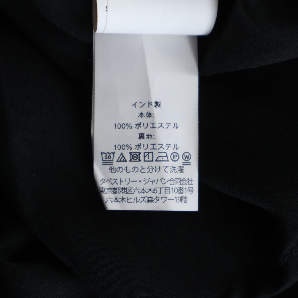 Kate Spade(ケイトスペード) カーズプリーツ ミディスカート ひざ丈 ブラック #0 レディース