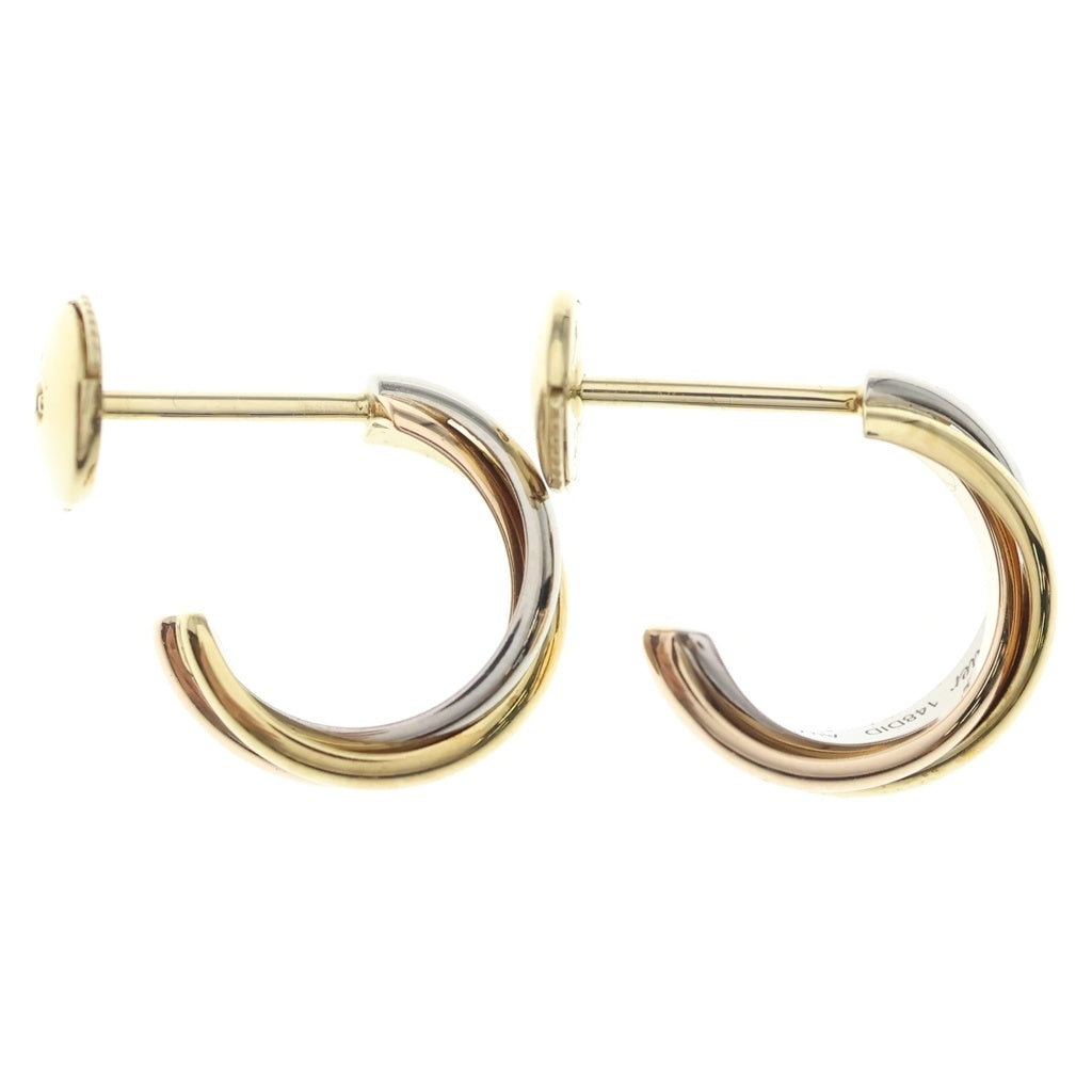 Cartier(カルティエ) トリニティ ピアス イエローゴールド×ピンクゴールド×ホワイトゴールド Au750YG/PG/WG 3.6g B830154 レディース