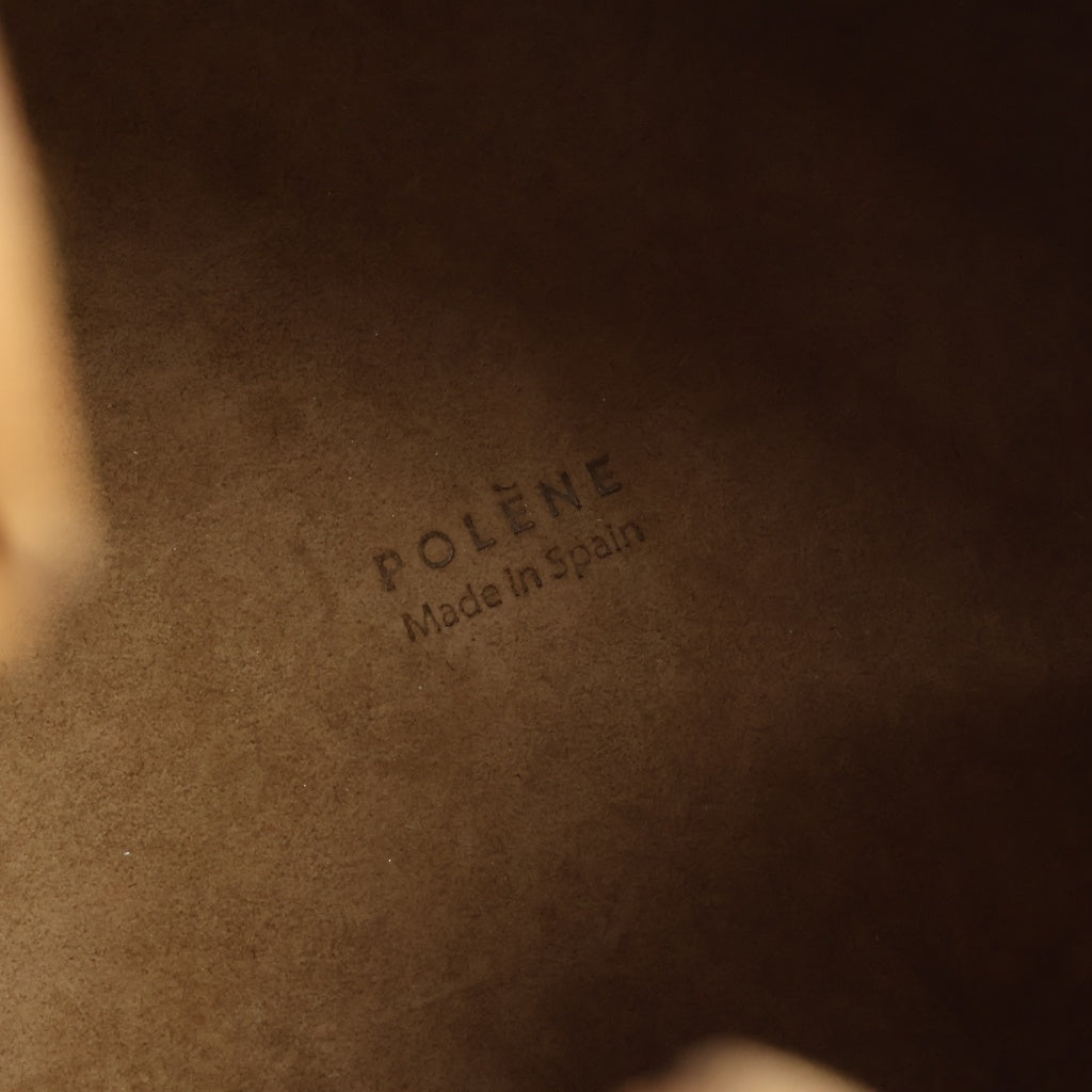 Polene(ポレーヌ) ヌメロ ユイット ハンド ショルダーバッグ レザー ゴールド金具 ブラウン レディース