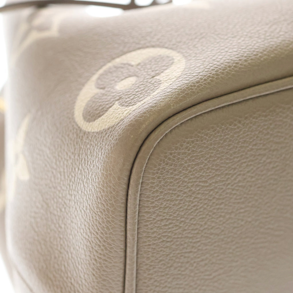 LOUIS VUITTON(ルイヴィトン) モノグラム アンプラント ネオ ノエ MM 2WAYハンドバッグ ショルダーバッグ トゥルトレール クレーム ベージュ レザー M45555 ゴールド金具 レディース