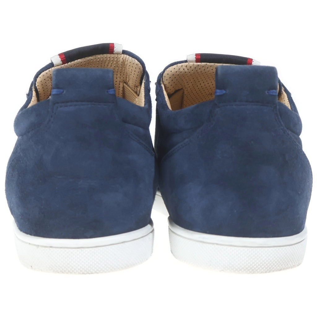 CHRISTIAN LOUBOUTIN(クリスチャンルブタン) スタッズ ローカットスエードスニーカー スリッポン ネイビー #40 1/2
