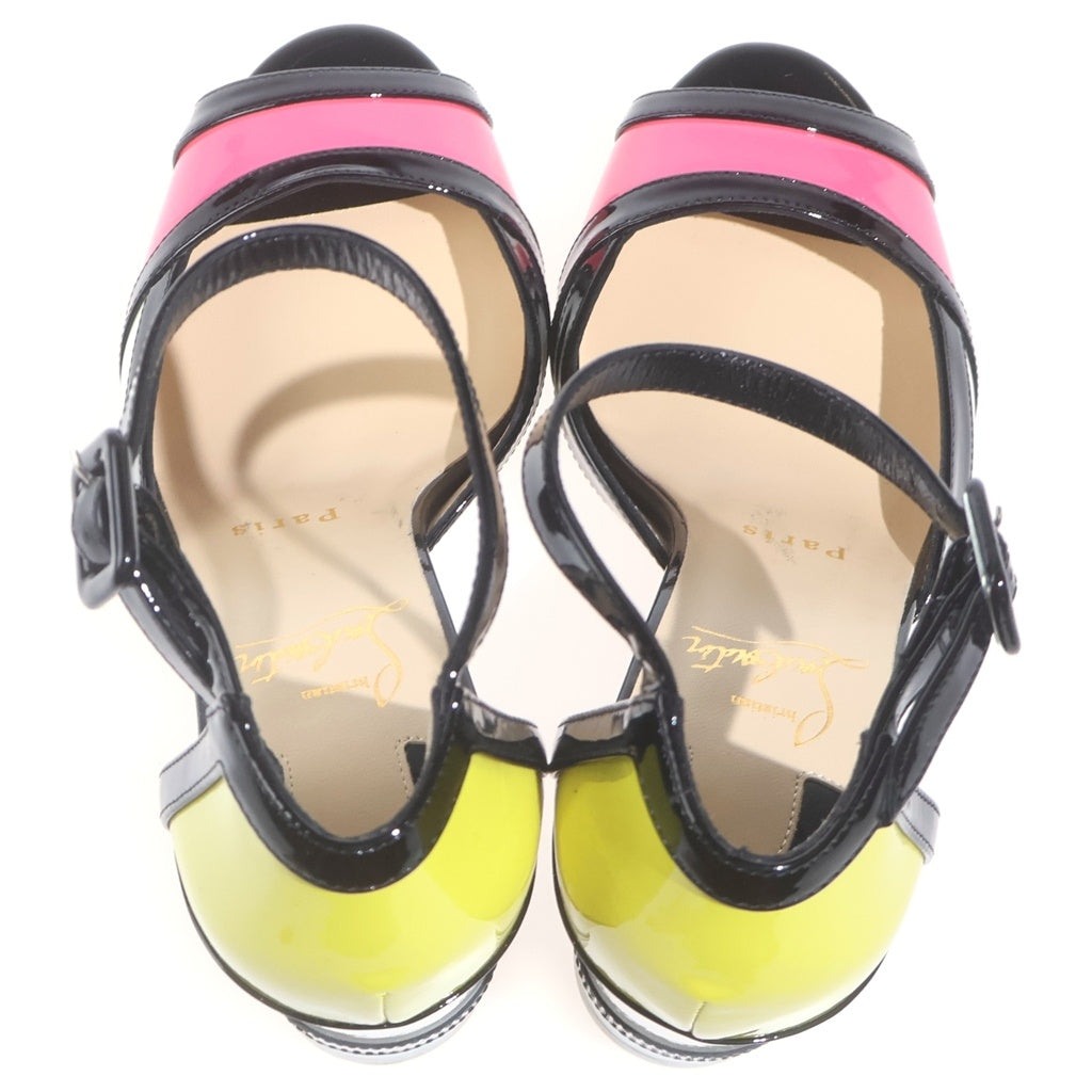 CHRISTIAN LOUBOUTIN(クリスチャンルブタン) MONDIRI 100 モンディーリ パテントレザー パンプス シューズ マルチカラー 3200325 レディース