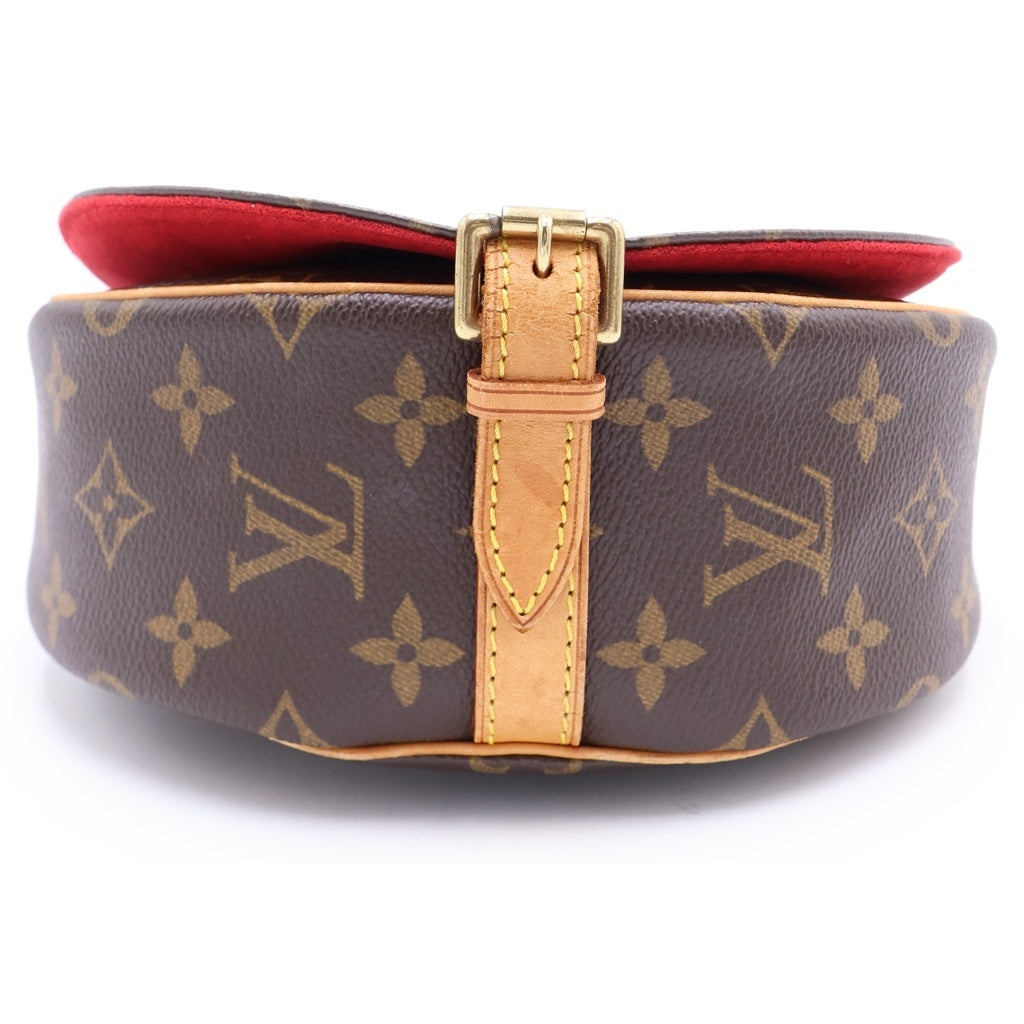 LOUIS VUITTON(ルイヴィトン) モノグラム タンブラン ショルダーバッグ ブラウン レザー×PVC M51179 ゴールド金具 レディース