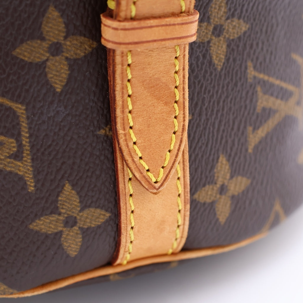 LOUIS VUITTON(ルイヴィトン) モノグラム タンブラン ショルダーバッグ ブラウン レザー×PVC M51179 ゴールド金具 レディース