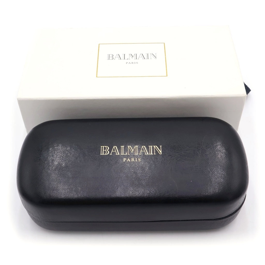 BALMAIN(バルマン) ツーブリッジ ボストンフレーム カラーレンズ サングラス メガネ 眼鏡 アイウェア ブラウン BL2518 レディース