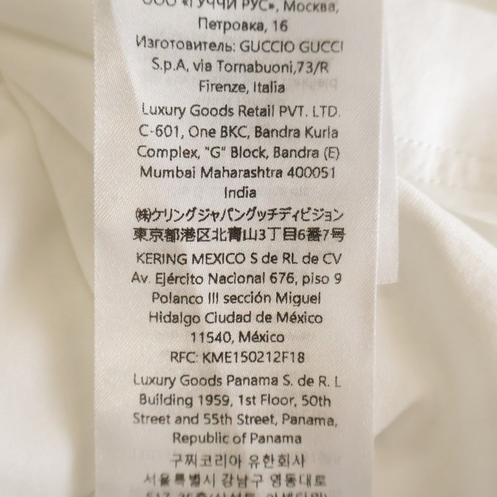 GUCCI(グッチ) ■ロゴ入りTシャツ ホワイト