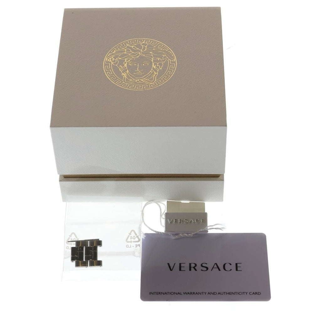 VERSACE(ヴェルサーチ) ヘレニウム シルバー文字盤 SS×AT ステンレス オートマ 自動巻き 腕時計 VEZI00424