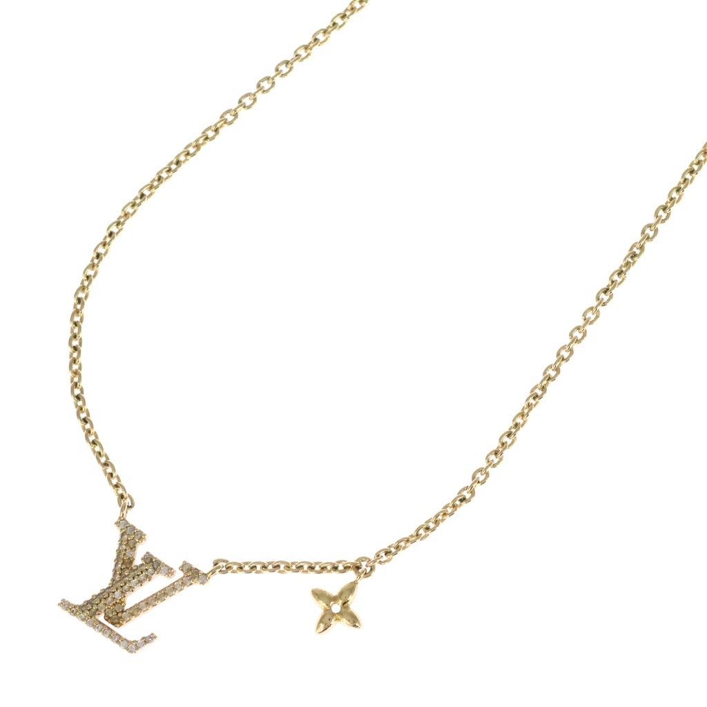 LOUIS VUITTON(ルイヴィトン) LV アイコニック ネックレス ストラス GP ゴールド M00596 レディース