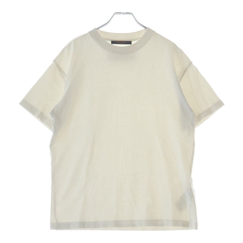 LOUIS VUITTON(ルイヴィトン) バックロゴ半袖Tシャツ ホワイト コットン #XXS RM212
