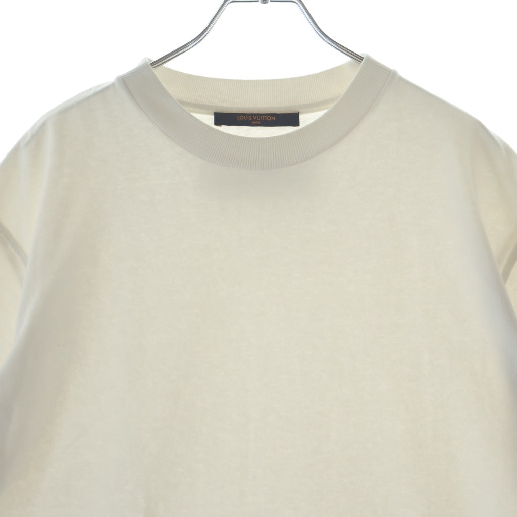 LOUIS VUITTON(ルイヴィトン) バックロゴ半袖Tシャツ ホワイト コットン #XXS RM212