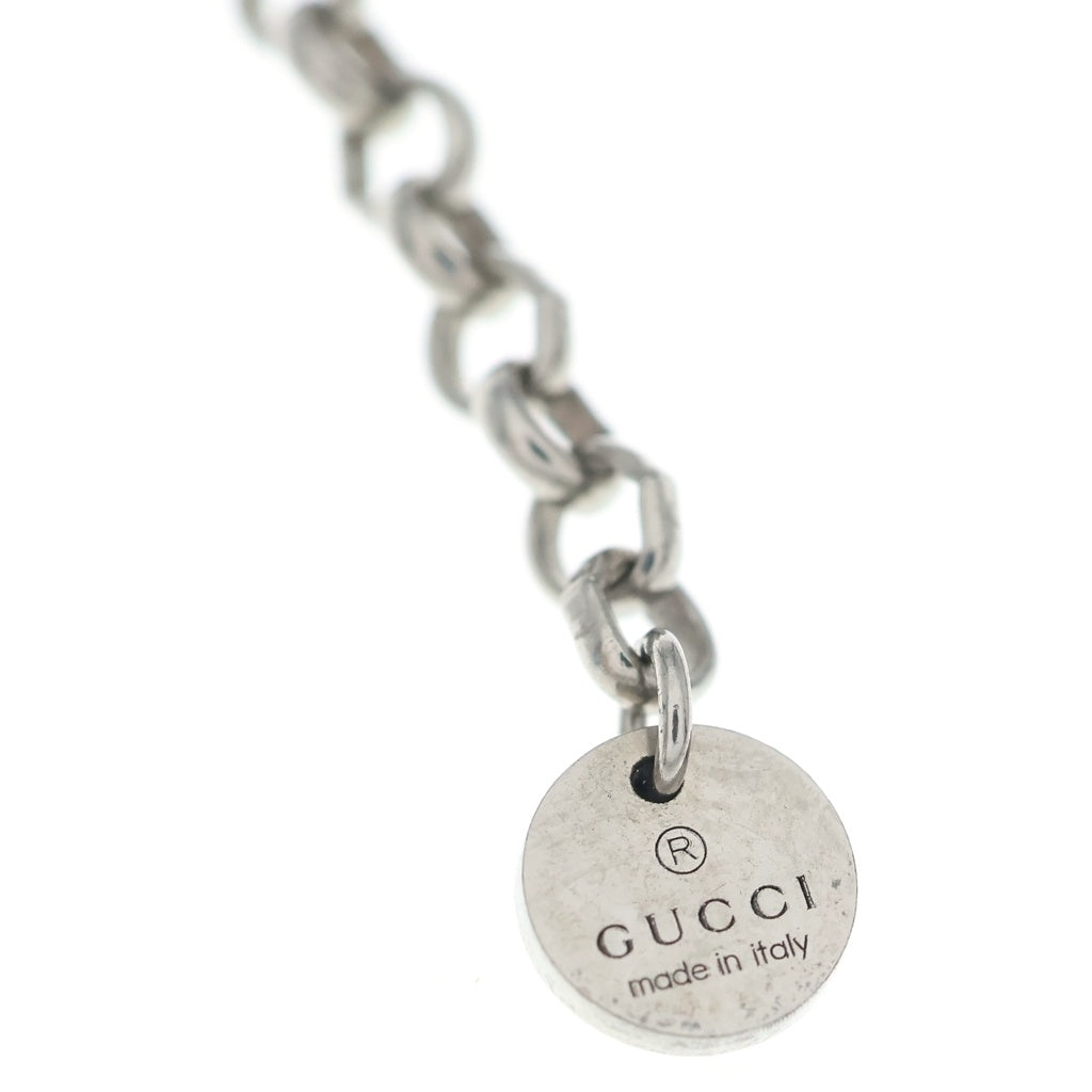 GUCCI(グッチ) インターロッキングG アラベスク ネックレス ペンダント チェーン シルバー SV925 レディース