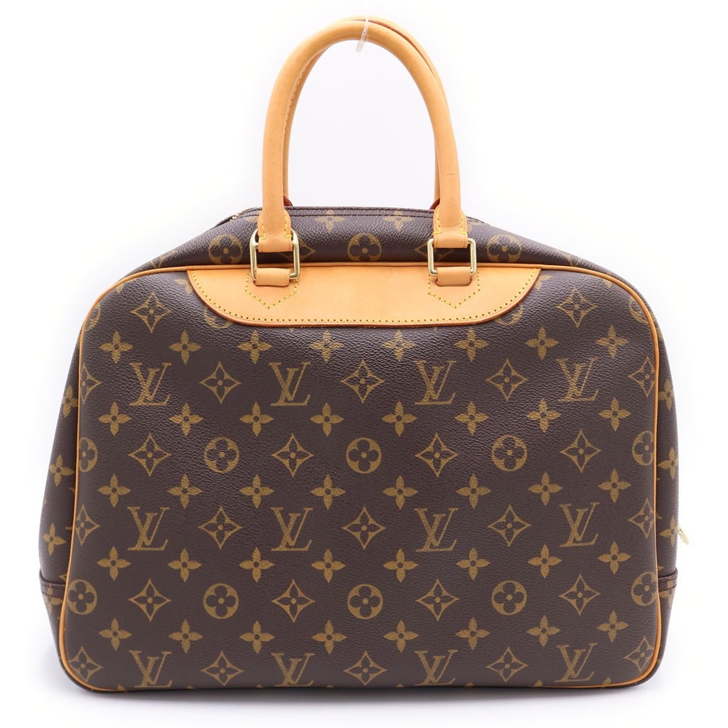 LOUIS VUITTON(ルイヴィトン) モノグラム ドーヴィル ハンドバッグ ボストンバッグ PVC レザー ブラウン M47270 レディース