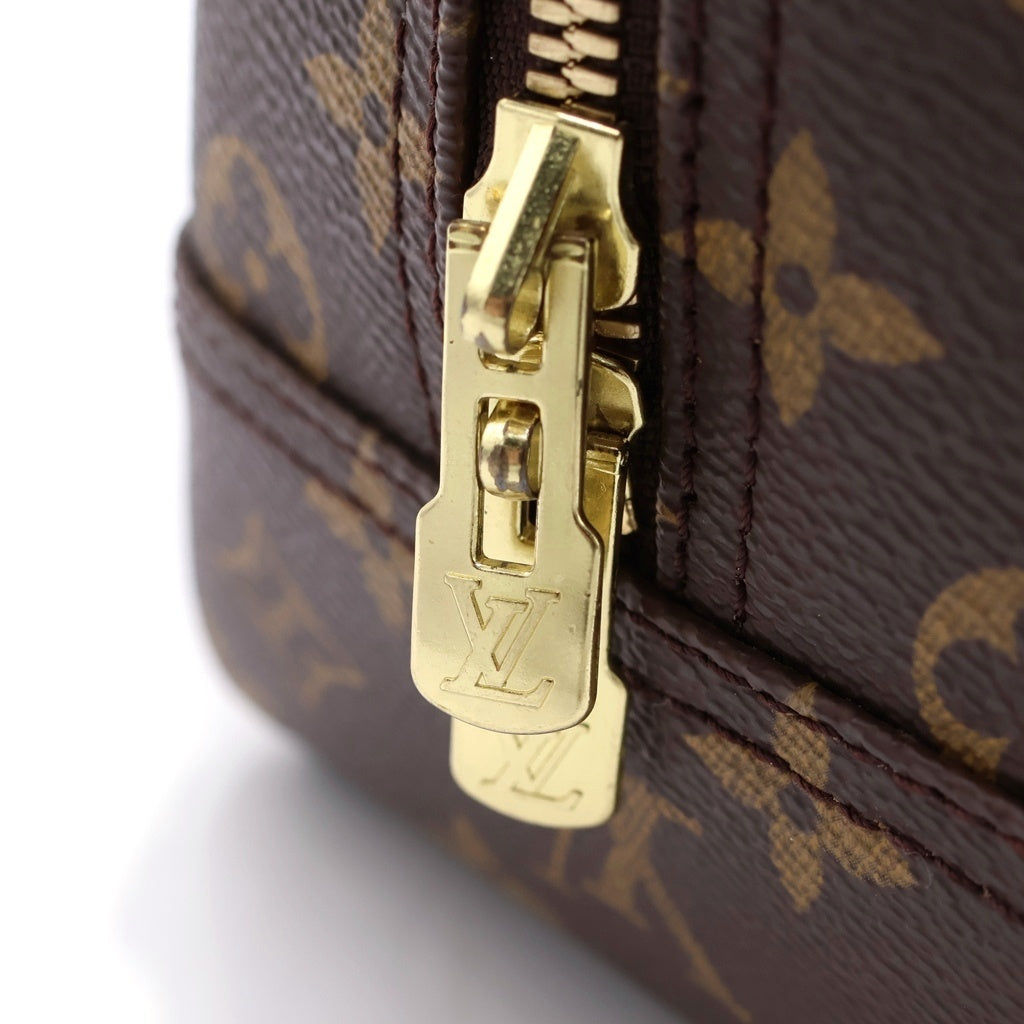 LOUIS VUITTON(ルイヴィトン) モノグラム ドーヴィル ハンドバッグ ボストンバッグ PVC レザー ブラウン M47270 レディース