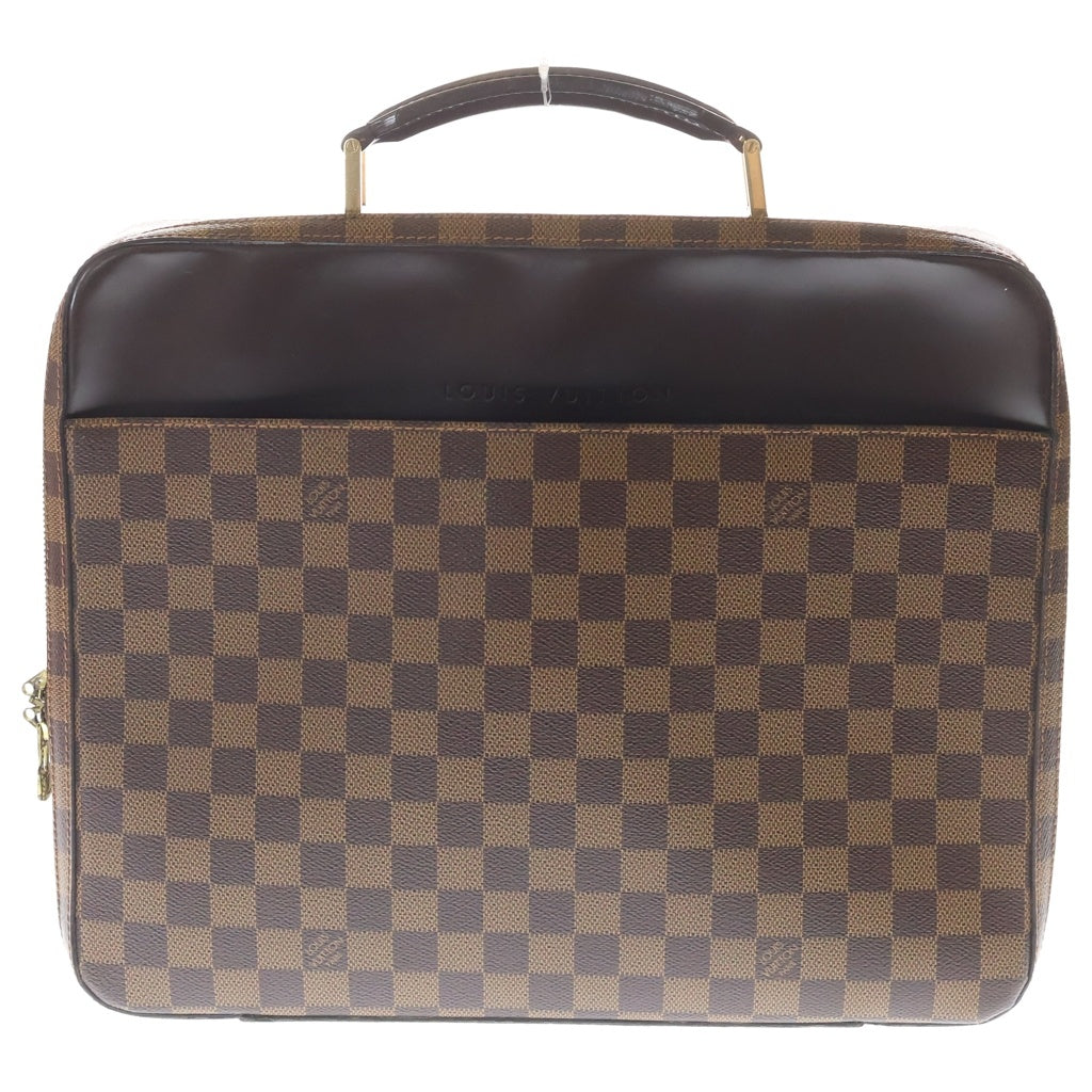 LOUIS VUITTON(ルイヴィトン) ダミエ ポルト オルディナトゥール サバナ PVC レザー ビジネスバッグ ハンドバッグ N53355