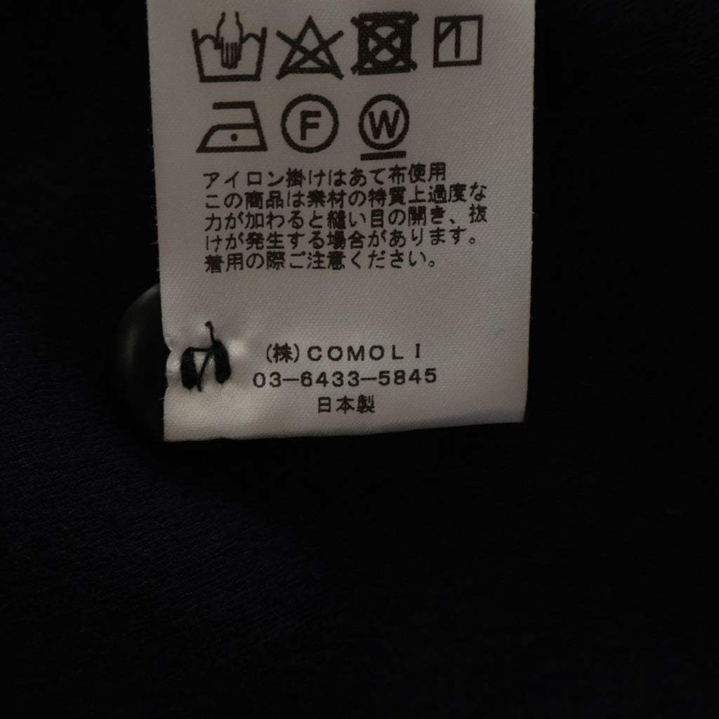 COMOLI(コモリ) ウール×シルク テーラードジャケット #2 ネイビー U03-01002