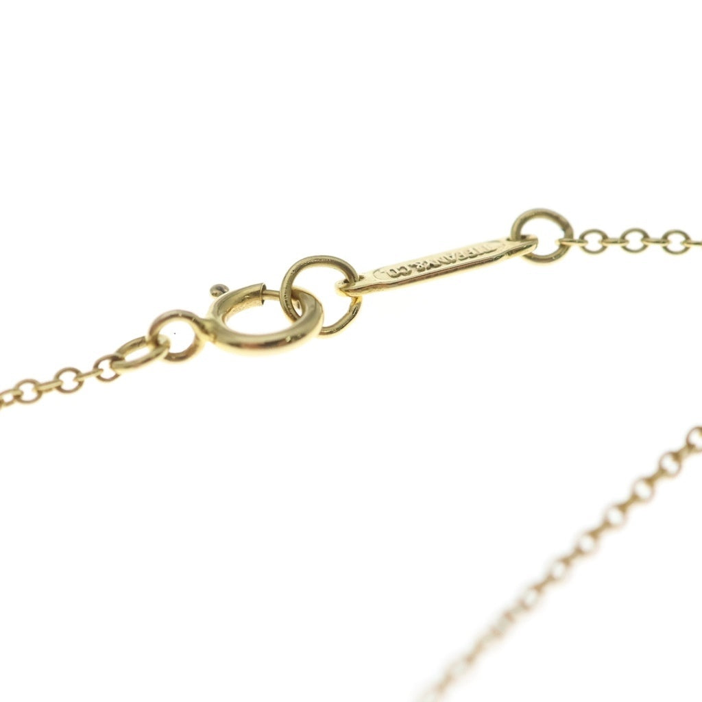 TIFFANY & Co.(ティファニー) クロスステッチネックレス ペンダント K18YG イエローゴールド レディース