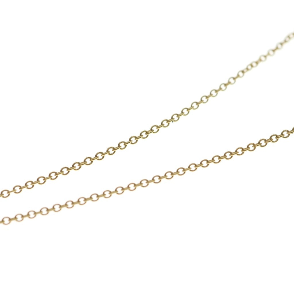 TIFFANY & Co.(ティファニー) クロスステッチネックレス ペンダント K18YG イエローゴールド レディース