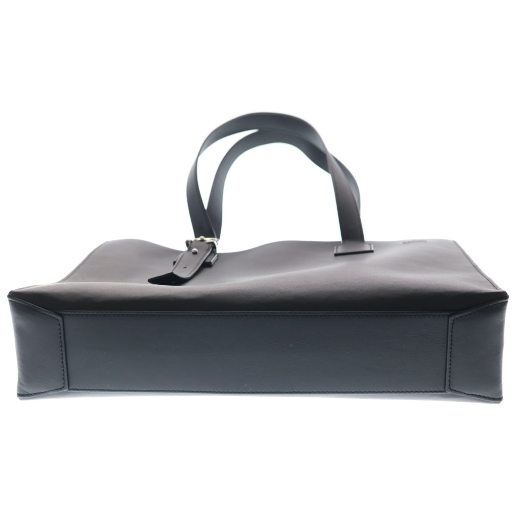 LOEWE(ロエベ) アナグラム バックルホリゾンタル トート ショルダーバッグ レザー シルバー金具 ブラック B692K96X06 レディース