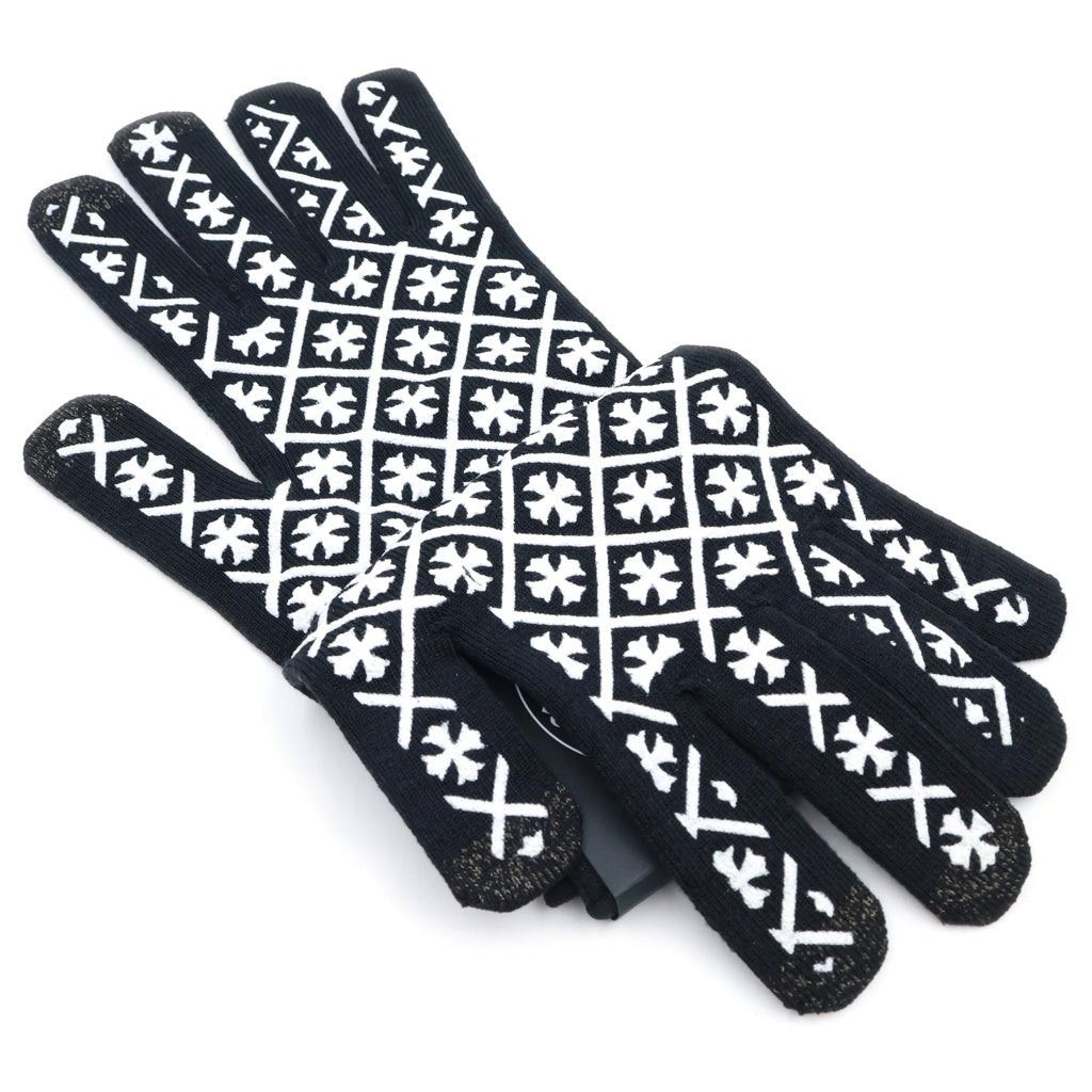 CHROME HEARTS(クロムハーツ) WORK GLOVES ワークグローブ 手袋 軍手 ロゴ ブラック
