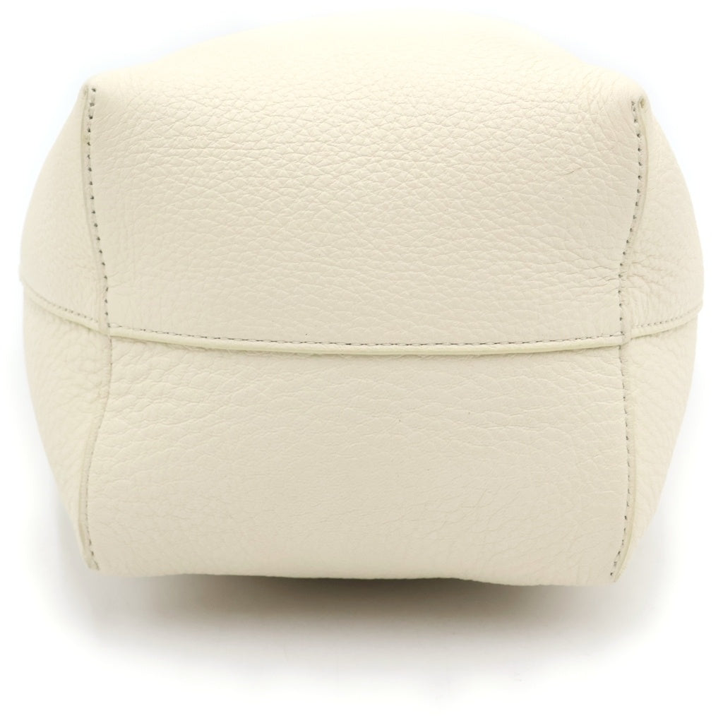 THE ROW(ザロウ) Small N/S Park Tote スモール パーク トート ハンドバッグ カーフスキン レザー アイボリー W1314 レディース