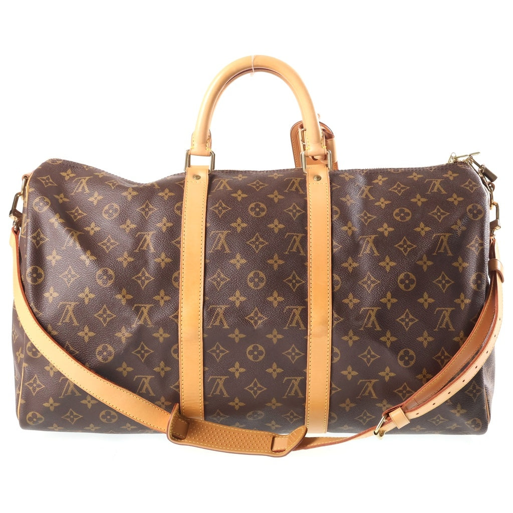 LOUIS VUITTON(ルイヴィトン) モノグラム キーポルバンドリエール50 ボストンバッグ PVC レザー ブラウン M41416