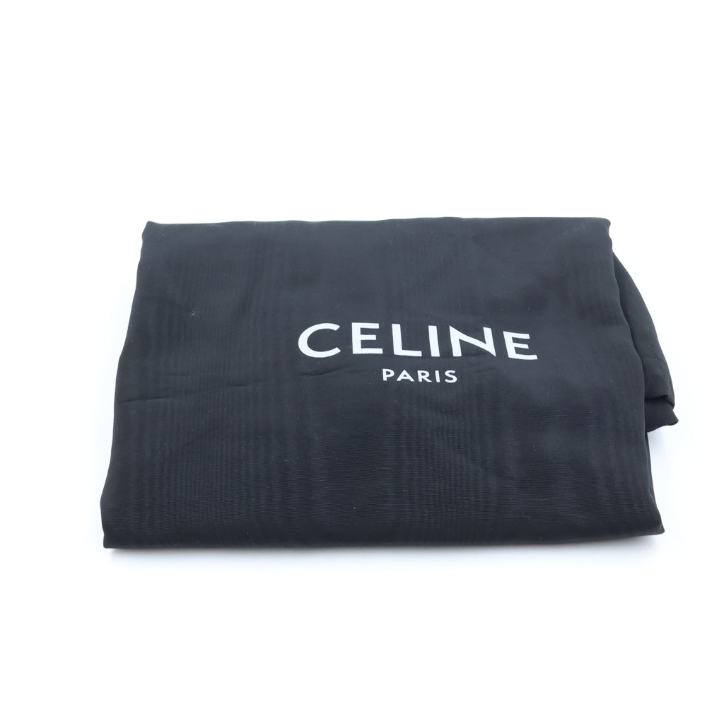 CELINE(セリーヌ) ビッグバッグ スモール レザー 2WAY ハンド ショルダー トートバッグ シルバー金具 ブラック 183313A4U レディース