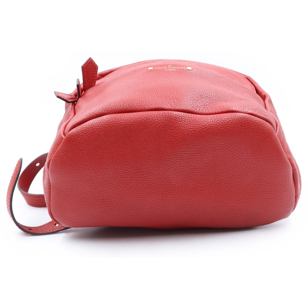 LOUIS VUITTON(ルイヴィトン) モノグラム アンプラント ソルボンヌ バックパック リュックサック レザー レッド M44015 レディース