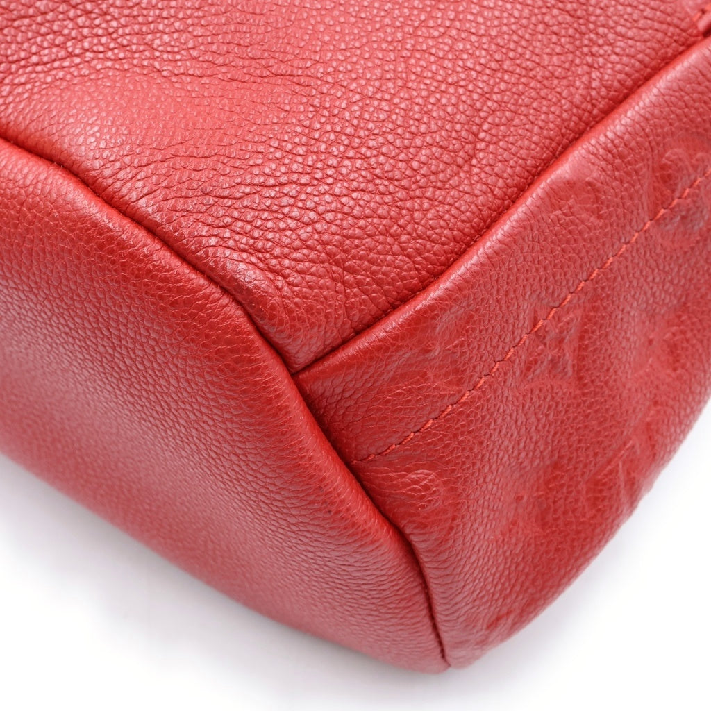 LOUIS VUITTON(ルイヴィトン) モノグラム アンプラント ソルボンヌ バックパック リュックサック レザー レッド M44015 レディース