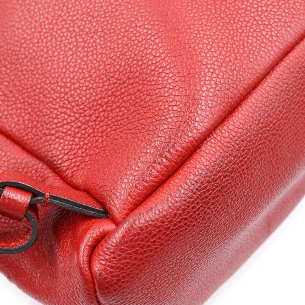 LOUIS VUITTON(ルイヴィトン) モノグラム アンプラント ソルボンヌ バックパック リュックサック レザー レッド M44015 レディース