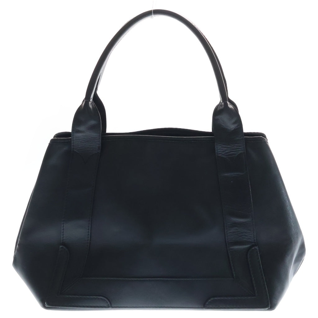 BALENCIAGA(バレンシアガ) ネイビーカバスS レザー ハンドバッグ トートバッグ ブラック 339933 レディース