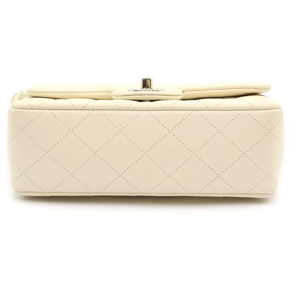 CHANEL(シャネル) マトラッセ20 ラムスキン レザー Sフラップ Sチェーンショルダーバッグ ゴールド金具 ライトベージュ A69900 レディース