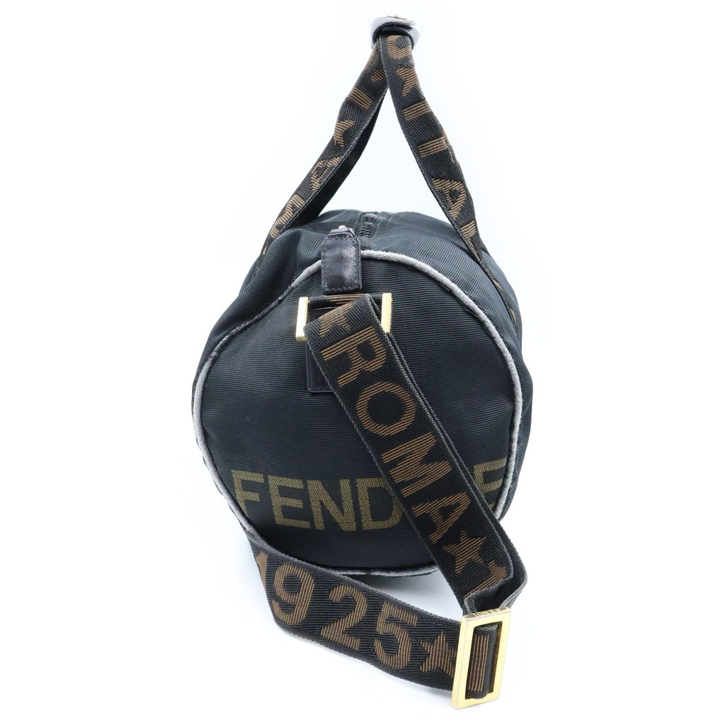 FENDI(フェンディ) ミニボストン 2WAYショルダーバック ナイロン ブラック レディース