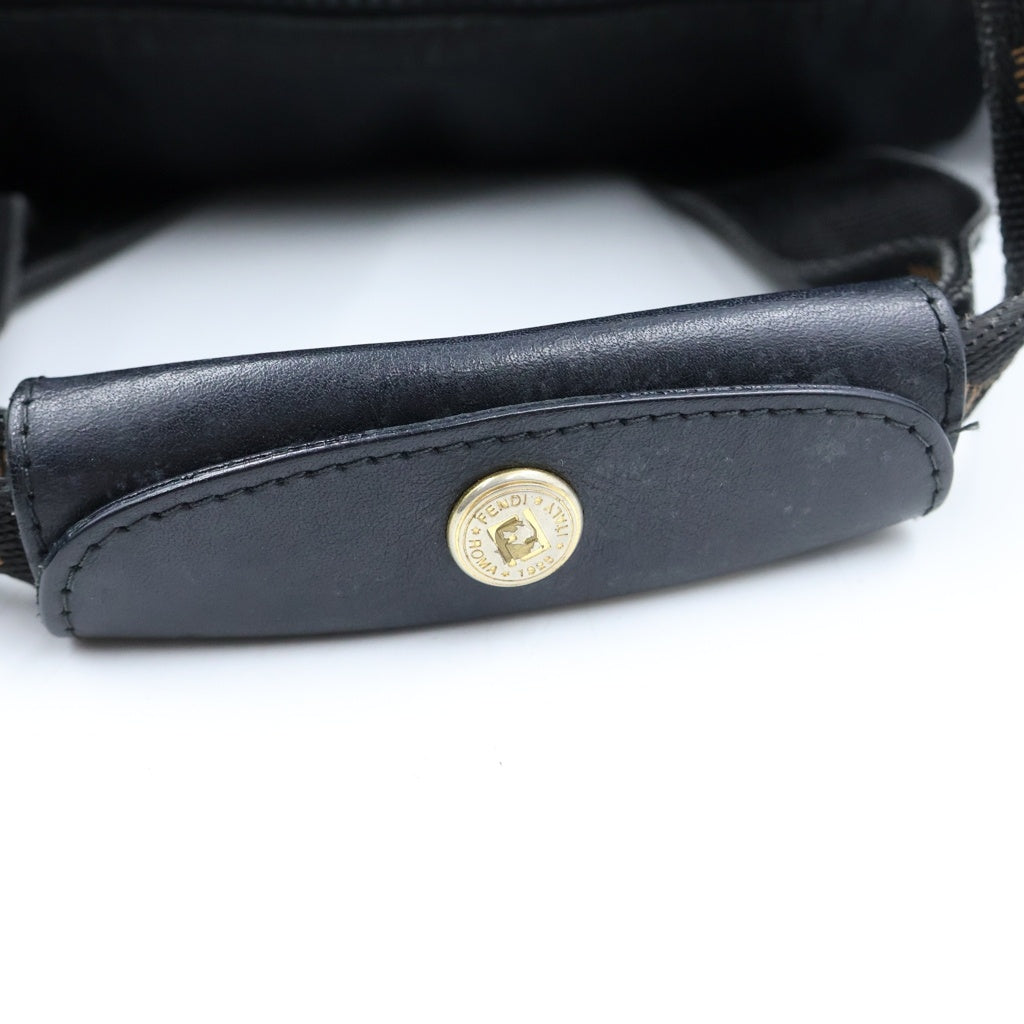 FENDI(フェンディ) ミニボストン 2WAYショルダーバック ナイロン ブラック レディース