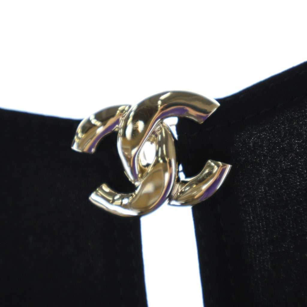 CHANEL(シャネル) 2026年 新作 ショートドレス ノースリーブ ココマーク レーヨン ブラック P81174 レディース