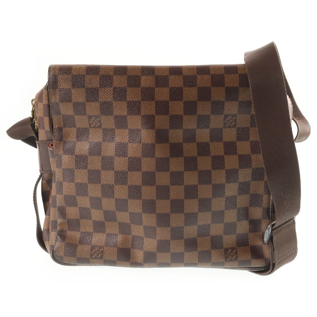 LOUIS VUITTON(ルイヴィトン) ダミエ ナヴィグリオ ショルダーバッグ PVC×レザー ブラウン N45255 レディース