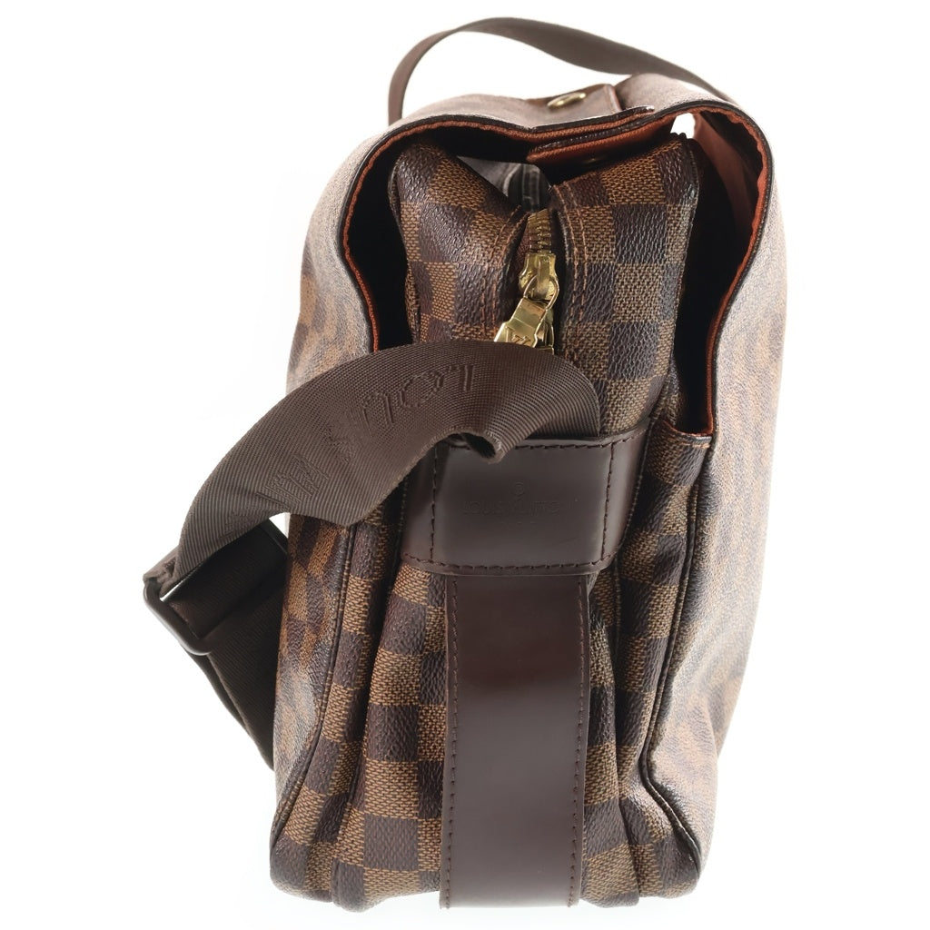 LOUIS VUITTON(ルイヴィトン) ダミエ ナヴィグリオ ショルダーバッグ PVC×レザー ブラウン N45255 レディース