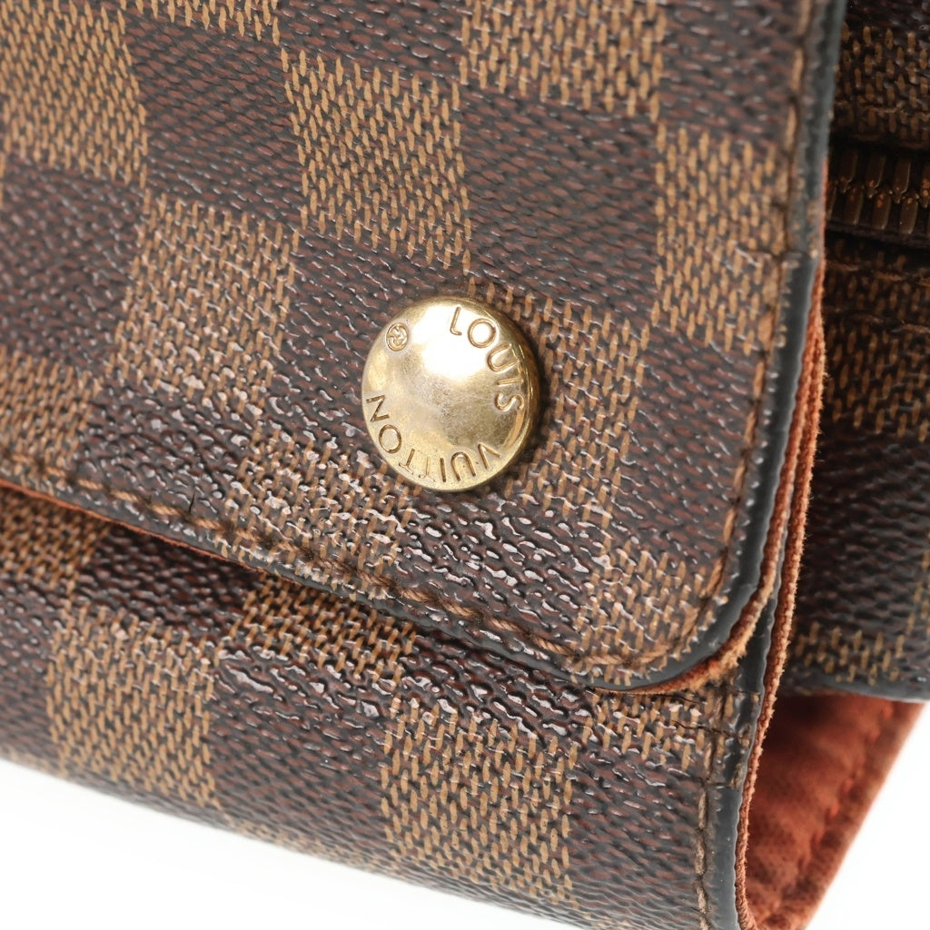 LOUIS VUITTON(ルイヴィトン) ダミエ ナヴィグリオ ショルダーバッグ PVC×レザー ブラウン N45255 レディース