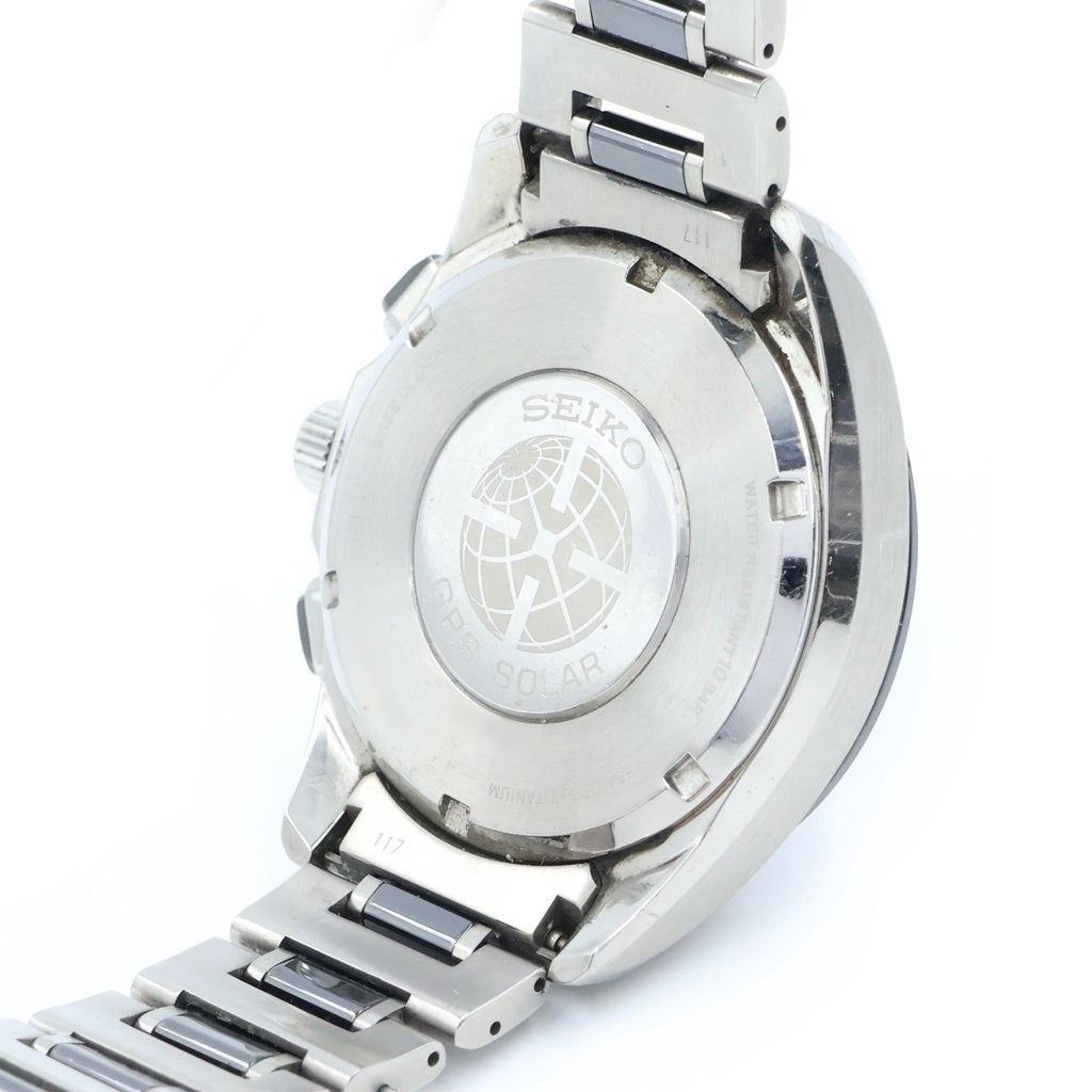 SEIKO(セイコー) アストロン 8Xシリーズ デュアルタイム ソーラー GPS 黒文字盤 SBXB041/8X53-0AB0-2