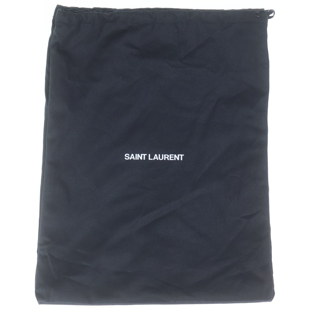 SAINT LAURENT PARIS(サンローランパリ) クラシック ワイアット ハーネス ブーツ レザー ブラック 681339