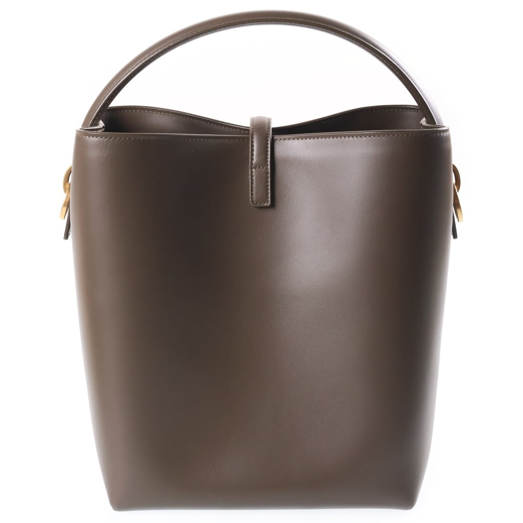 SAINT LAURENT PARIS(サンローランパリ) LE37 ル トロントセット ハンドバック 2wayバック シャイニーレザー カーフレザー カーキ 742828 レディース