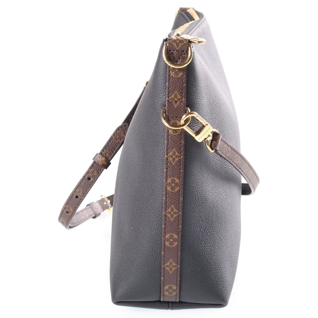 LOUIS VUITTON(ルイヴィトン) モノグラム ミュルティパス ショルダーバッグ ハンドバッグ ブラック カーフレザー M29195 レディース