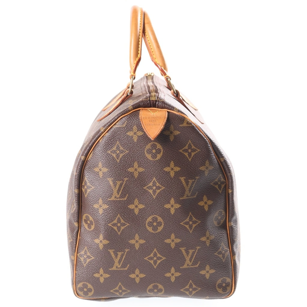 LOUIS VUITTON(ルイヴィトン) モノグラム スピーディ35 ハンドバッグ ブラウン PVC×レザー M41524 レディース